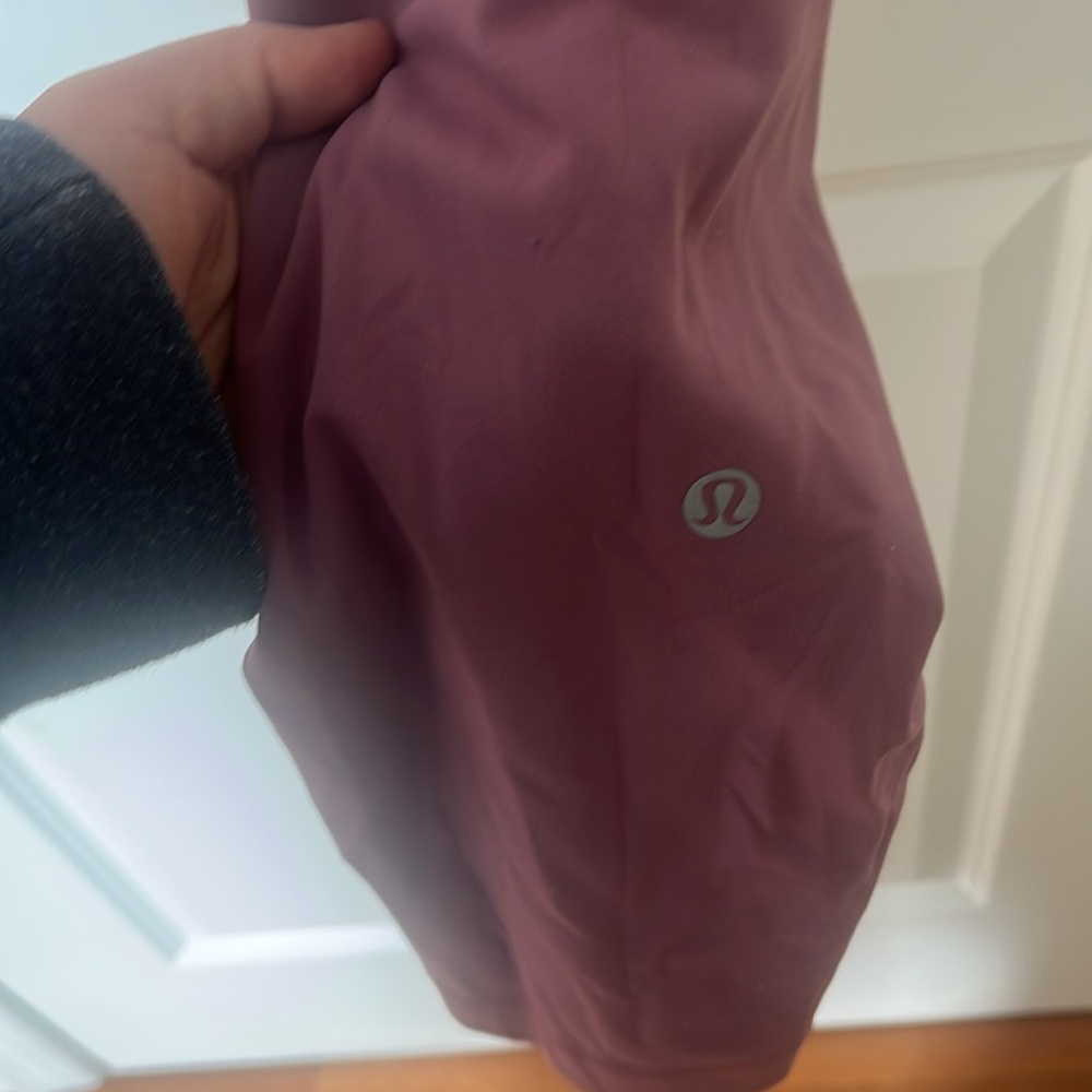 Purple High-Waisted Lululemon Leggings with drawstring - Picture 5 of 6